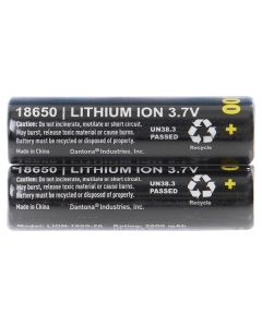 Ultralast UL1865-26-2P 2600 mAh 18650 Retail Blister-Carded Batteries (2 Pack)