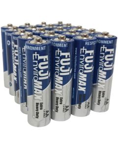 Fuji Batteries 3300BP20 EnviroMax AA Extra Heavy-Duty Batteries (20 pk)