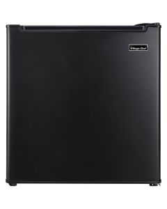 Magic Chef MCR170BE 1.7 Cubic-ft Manual Defrost Refrigerator (Black)