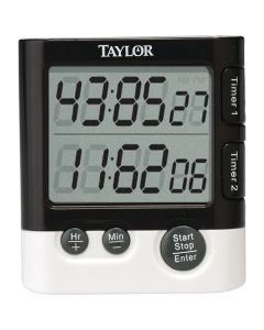 Taylor Precision Products 5828 Dual-Event Digital Timer/Clock